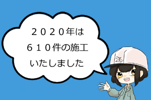 2020年施工件数