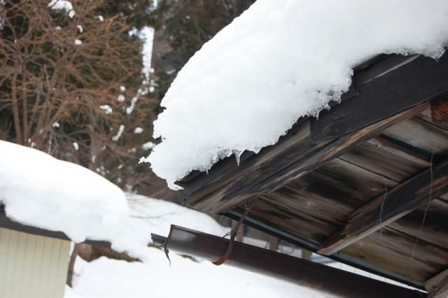 屋根雪